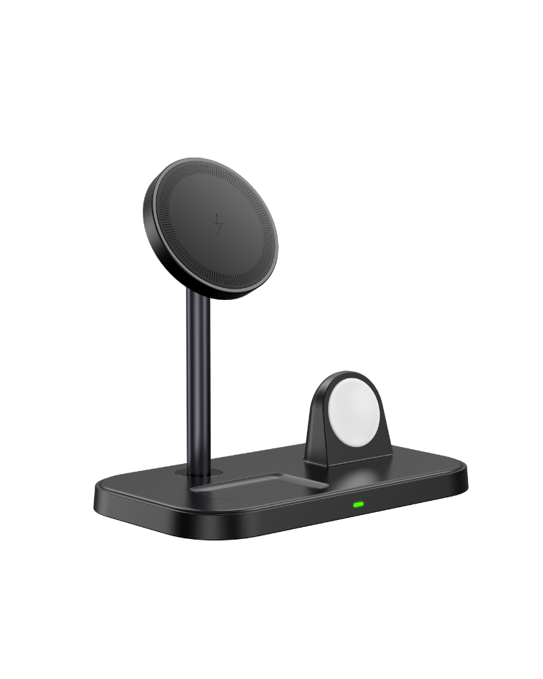 TrioCharge 3-in-1 Wireless Magnetic Charging Station