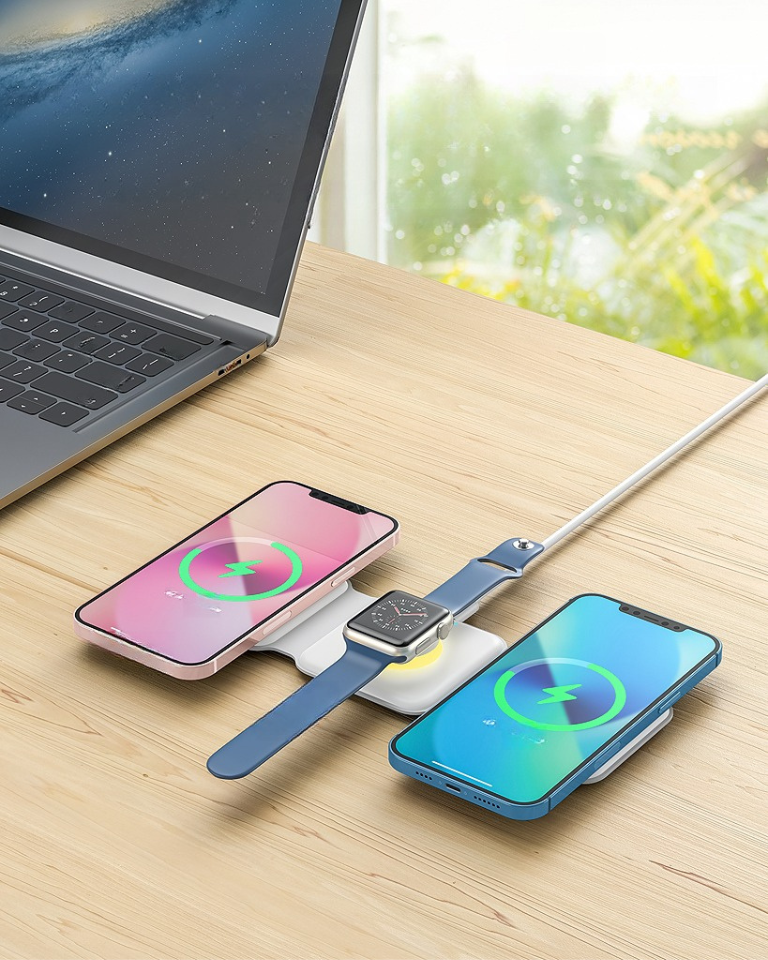 Flexcharge 3-in-1 Foldable Wireless Charger