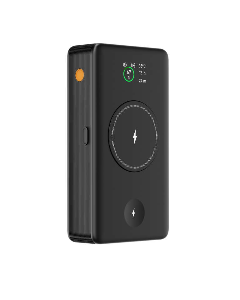 Flash Pro Ultra — 25000mAh graphene power bank with MagSafe wireless charging pad — Chargeasap