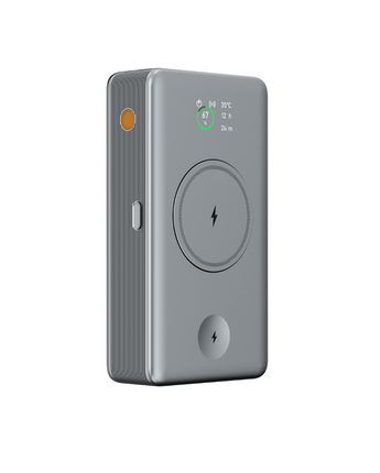 Flash Pro Ultra — side view showing USB-C ports and slim aluminium casing — Chargeasap