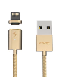 Thumbnail for USB-A Cable Set Magnetic Charging Cable: X-Connect. Apple lightning gold 