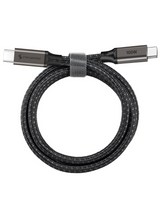 USB-C to USB-C 100W 480mbps Cable in the colour gunmetal