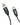 Chargeasap USB-C Cable Set Magnetic 18W Charging Cable: UNO Apple Lightning Black