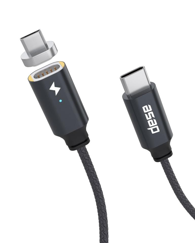 Chargeasap USB-C Cable Set Magnetic 18W Charging Cable: UNO Micro USB Black 