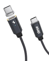Chargeasap USB-C Cable Set Magnetic 18W Charging Cable: UNO USB C Black
