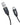 Chargeasap USB-C Cable Set Magnetic 18W Charging Cable: UNO USB C Black