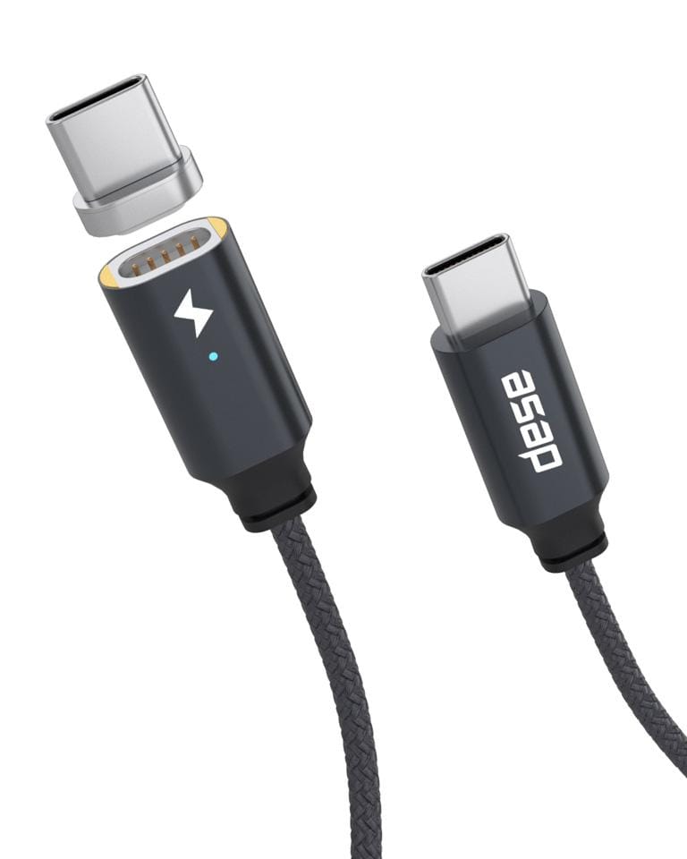 Chargeasap USB-C Cable Set Magnetic 18W Charging Cable: UNO USB C Black 