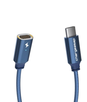 INFINITY MAGNETIC USB-C 100W CHARGING CABLE in blue
