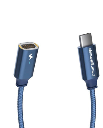 INFINITY MAGNETIC USB-C 100W CHARGING CABLE in blue