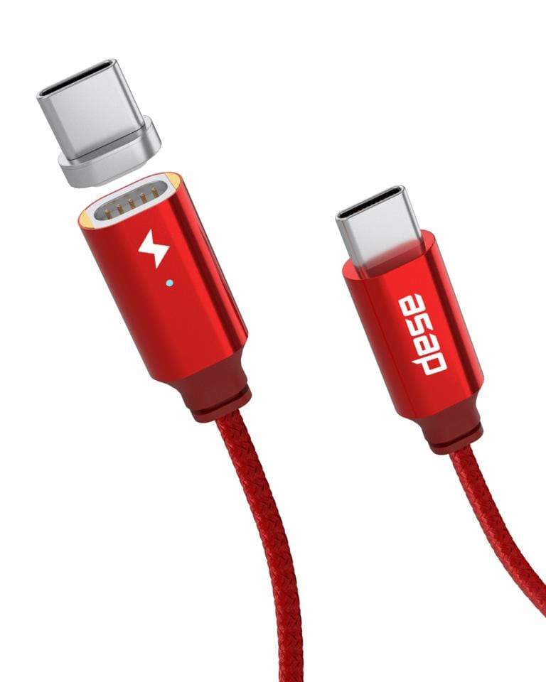 Chargeasap USB-C Cable Set Magnetic 18W Charging Cable: UNO USB-C red