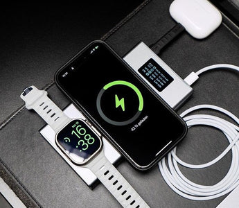 power bank and phone