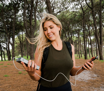 using power bank outdoor