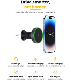 MagDrive Magnetic Car Wireless Charger