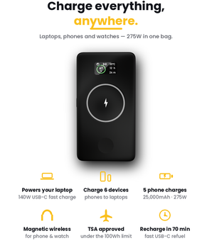 Flash Pro Ultra: USB-C 25000mAh Power Bank With MagSafe Compatibility