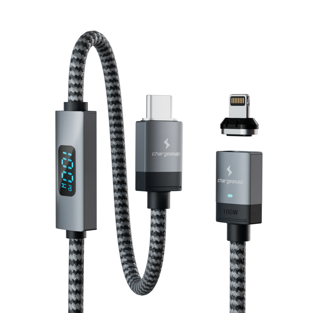 Cable Set Magnetic USB-C 100W Charging Cable: Connect Pro