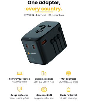 G6 USB-C 65W Travel Adapter with GaN