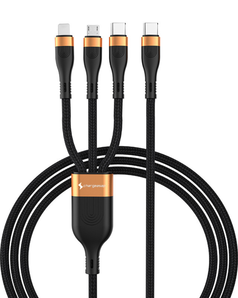 Trilink 3-in-1 Multi Charging 100W USB Cable – Chargeasap