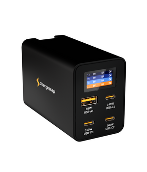 Zeus 280W GaN Charger for MacBook Pro | 4-Port | Chargeasap Zeus 280W GaN Charger for MacBook Pro | 4-Port | Chargeasap