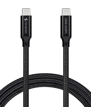 USB-C TO USB-C 240W 20GBPS CABLE WITH 4K VIDEO OUTPUT