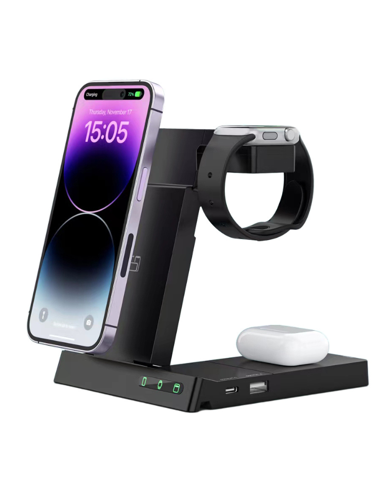 VersaCharge 6-in-1 Wireless Magnetic Charging Station