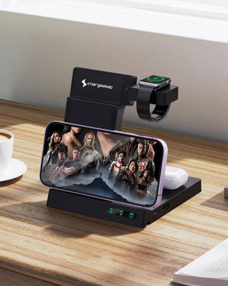 VersaCharge 6-in-1 Wireless Magnetic Charging Station