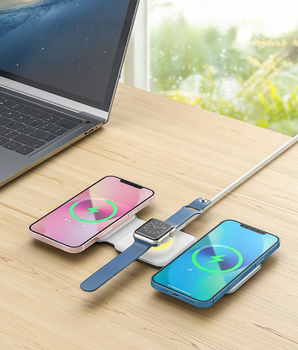 Flexcharge 3-in-1 Foldable Wireless Charger