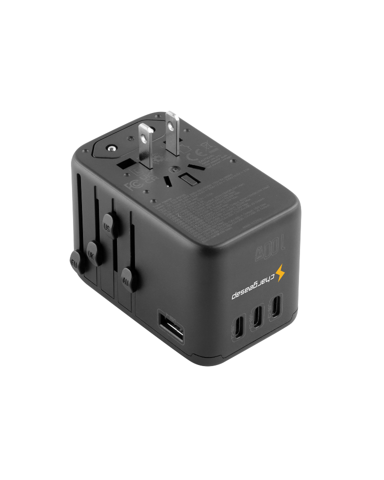 Travel Mate 100W GaN Universal Adapter with USB Ports