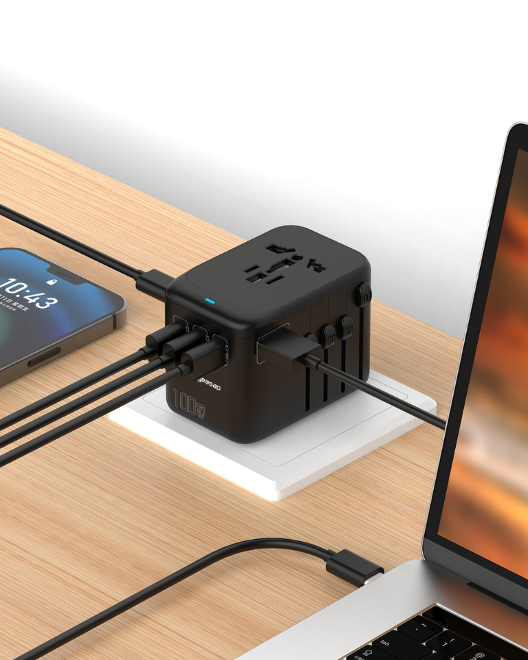 G6 Pro USB-C 100W Travel Adapter With GaN