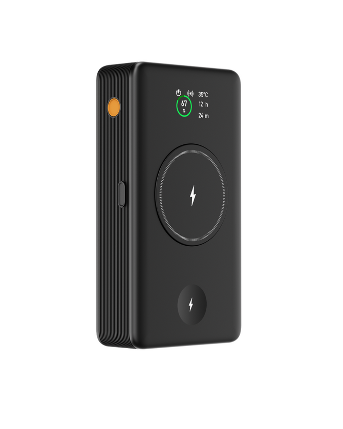 Flash Pro Ultra — 25000mAh graphene power bank with MagSafe wireless charging pad — Chargeasap