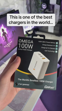 100W Omega USB-C GaN Charger | Chargeasap