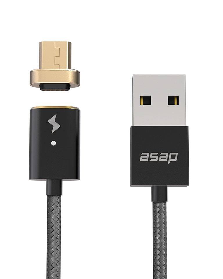USB-A Cable Set Magnetic Charging Cable: X-Connect. Micro USB Black