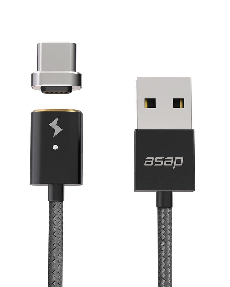 USB-A Cable Set Magnetic Charging Cable: X-Connect. USB C black