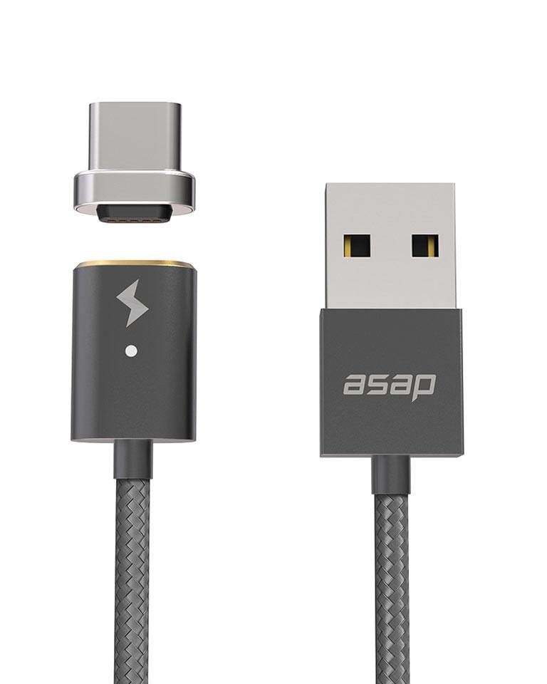 USB-A Cable Set Magnetic Charging Cable: X-Connect. USB C gunmetal