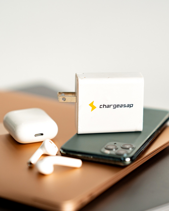 100W Omega USB-C GaN Charger in white 