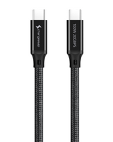USB-C to USB-C 100W 20Gbps Cable With 4K Video Output in colour black