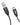 Chargeasap USB-C Cable Set Magnetic 18W Charging Cable: UNO USB C Black 