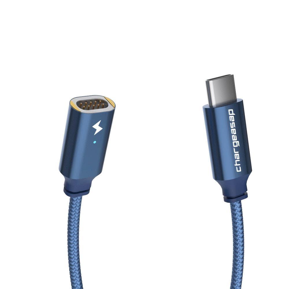 INFINITY MAGNETIC USB-C 100W CHARGING CABLE in blue