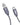 Chargeasap USB-C Cable Set Magnetic 18W Charging Cable: UNO Micro USB Gunmetal