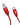 Chargeasap USB-C Cable Set Magnetic 18W Charging Cable: UNO Micro USB Red